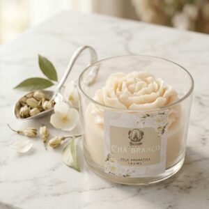 Vela Aromática - Chá Branco